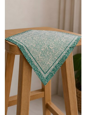 İmaj Butik Yeşil Etnik Desenli Bandana