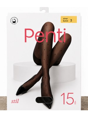 Cns Woman Studio Puantiyeli Külotlu Çorap 3 Numara