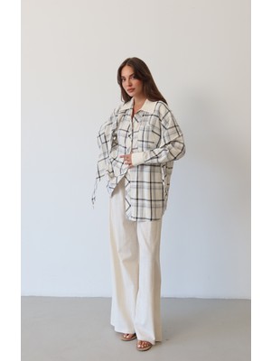 SASILVA Ekose Desenli Oversize Takım  1816