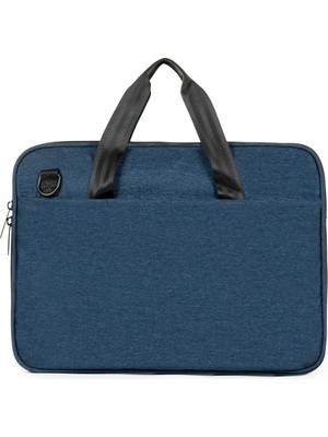 Necati Çanta Macbook Organizer Laptop Evrak Çantası 13 & 14 Inç Lacivert