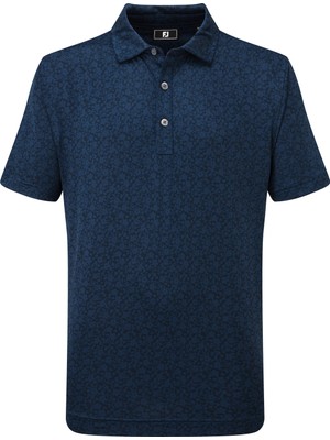 Footjoy Painted Floral Lisle Çocuk T-Shirt Lacivert 34229
