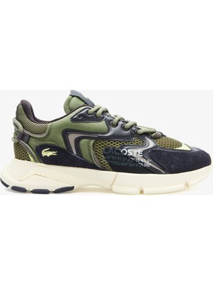 Lacoste 751SMA0044 2A9 L003 Neo Erkek Haki Sneaker 43 Kauçuk Tabanlı Tekstil Astar ile Modern Tasarım