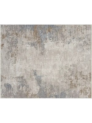 Vivense Vintage Eskitme Dokuma Makine Halısı, Mavi, 80X200, 10206