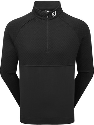 Footjoy Jacquard Termal Erkek Sweatshirt Siyah 31968