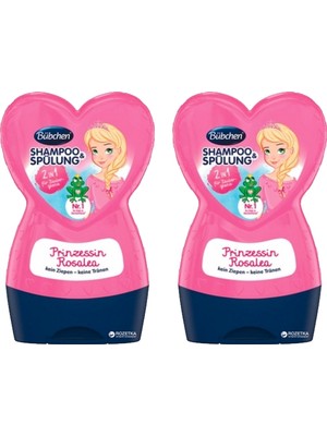 Bübchen Prenses Rosalea 2'li Çocuk Şampuanı + Balsam 230 ml Hassas Ciltlere Özel Göz Yakmayan