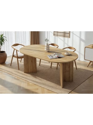 Rani Home Yemek Masası Cadiz Meşe 180 cm GA-5312