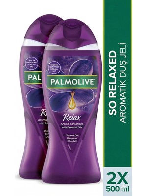 Palmolive Aroma Sensations So Relaxed Aromatik Banyo ve Duş Jeli 500 ml x 2 Adet