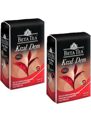 Beta Tea Kızıl Dem Siyah Çay 2 kg Doğal Yaprak Çay Kalitesi ile Üst Düzey Aroma