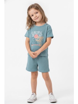 MiaBaby Baskıllı Şortlu Takım