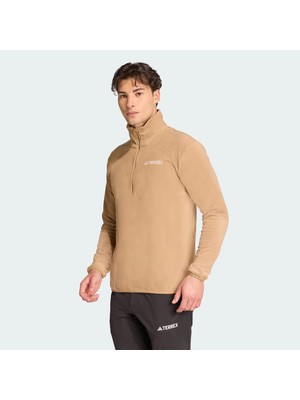 Adidas Multi Essentials Fleece Erkek Yarım Fermuarlı Üst