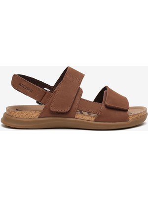 Greyder Erkek Vizon Nubuk Sandalet 6Y1CS64763