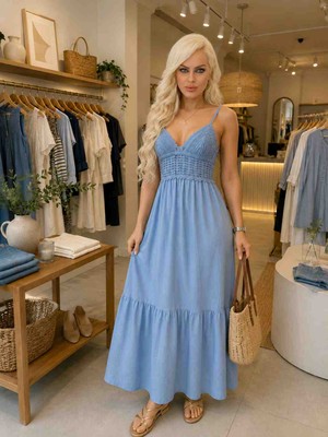 Butik 🌿 Sky Breeze Elbise