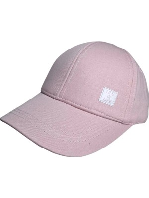 Spteks Kitti 9-15 Yaş Kız Garson Pembe Renk Baskı Desen Figürlü Yazlık Kep Şapka