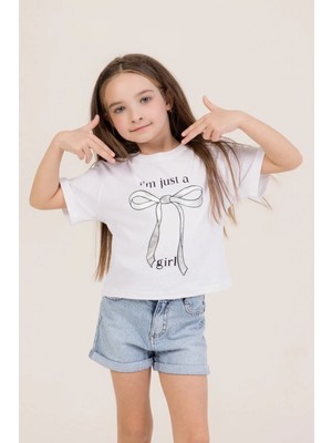Dmb Kids Kız Çocuk Fiyonk Baskılı Badi DMB-0670