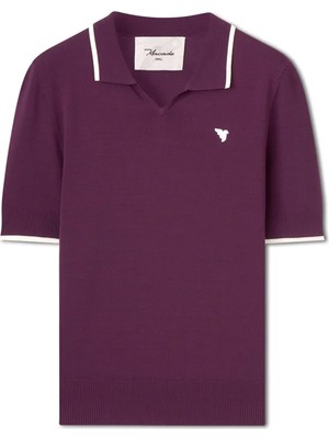 Macade Golf Vera Mauve Cropped Polo T-Shirt WPO2651018 Mürdüm