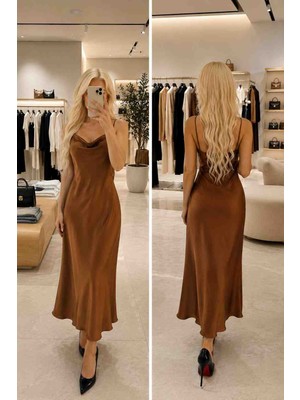 Butik Caramel Drape Elbise