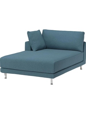 Ikea Uppåkra Uzanma Koltugu, Koyu Gri-Mavi Buklet, G 127 x D 180 x Y 46 cm