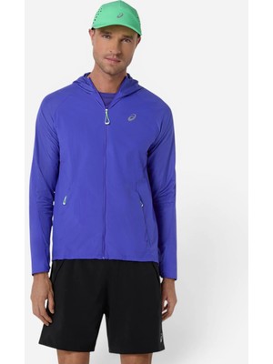 Asics Road Packable Jacket Erkek Mavi Ceket 2011D084-403