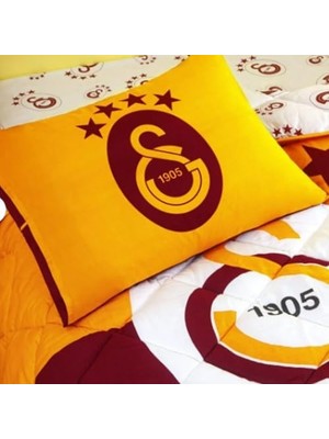 Lidyada Maison Logo Düz Pamuk Uyku Seti, Çok Renkli, Tek Kişilik