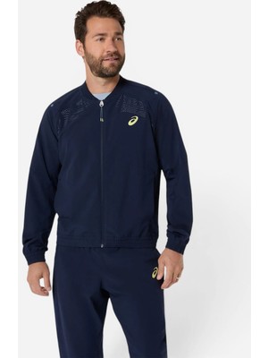 Asics Match Jacket Erkek Lacivert Ceket 2041A394-400