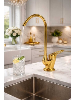 Viosa Gold Küçük Arıtma Musluğu Bataryası Pirinç Gövde Arıtma Musluğu Bataryası