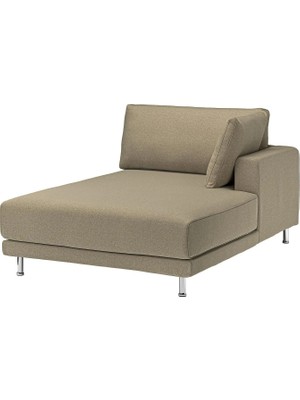 Ikea Uppåkra Uzanma Koltugu G 127 x D 180 x Y 46 Cm: Johanneshov Kahverengi-Bej Rengiyle Salonunuza