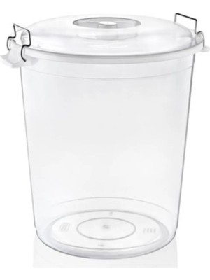 Asil Acar Home Plus Şeffaf Bakliyat Kovası 50 Litre Royaleks-ASD173