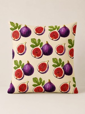 Pikko Home Akdeniz Esintisi Dijital Baskı Polyester Kırlent Kılıfı(Kr)
