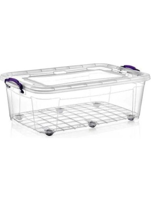 Asil Acar Home Tekerlekli Saklama Kabı Multibox 60 Litre Royaleks-E514