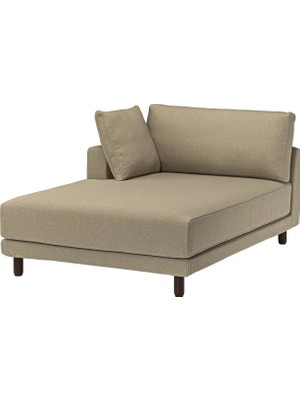 Ikea Uppåkra Uzanma Koltugu G 127 x D 180 x Y 95 Cm: Johanneshov Kahverengi-Bej Buklet Konforu ve Za