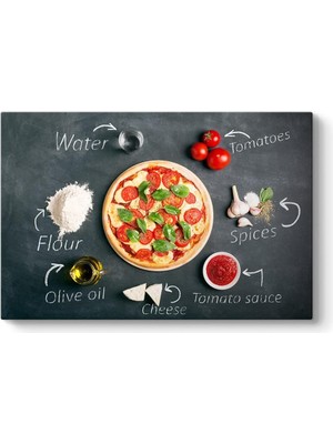 Lidyada Maison Pizza Tarifi Tablosu 60 x 40