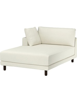Ikea Uppåkra Uzanma Koltuğu: Kırık Beyaz Buklet Kumaşla Gelen Konfor. G 127 x D 180 x Y 95 cm Boyutl
