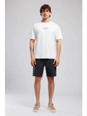Lee Cooper Burf Erkek Rahat Kesim Şort Mavi