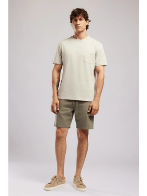 Lee Cooper Burf Erkek Rahat Kesim Şort Yeşil