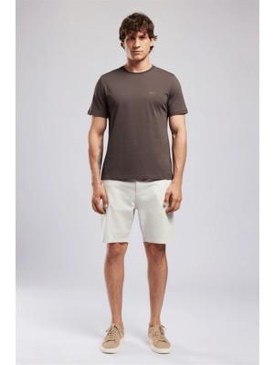 Lee Cooper Burf Erkek Rahat Kesim Şort Beyaz