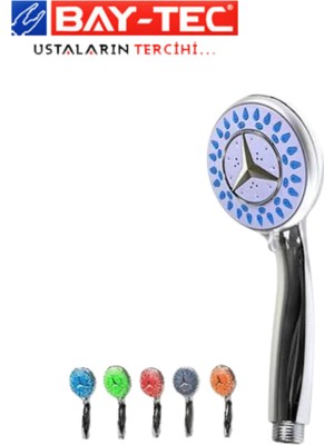 Bay-Tec MK1432 Duş Başlığı 3 Fonksiyonlu