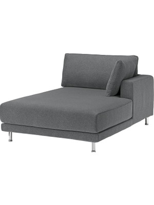 Ikea Uppåkra Uzanma Koltugu, Koyu Gri (G 127 x D 180 x Y 46 Cm) – Şık Buklet Kumaş, 10 Yıl Garanti