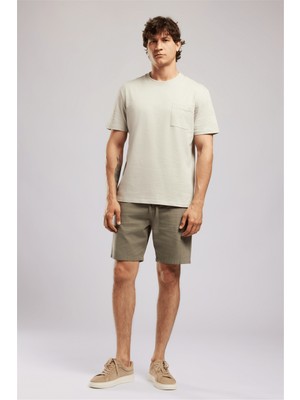 Lee Cooper Burf Erkek Rahat Kesim Şort Yeşil