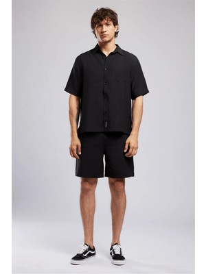 Lee Cooper Colby Erkek Regular Fit Şort Siyah