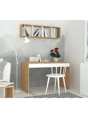 Vivense Esmob Ertel Çalışma Masası, Meşe-Beyaz