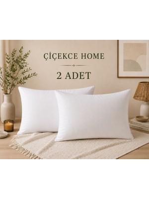 ÇİÇEKCE HOME Çiçekce Home Yastık Boncuk Silikonlu 2 Adet 600 Gram