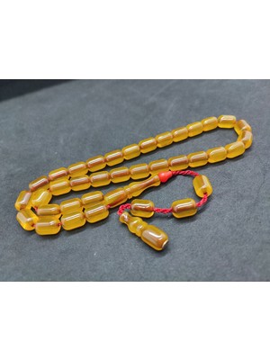 İskeçe Tesbih Zeyzun Usta Eseri̇ Çift Zımpara Çift Cilalı Çatır Çatır Sesi Ile Sıkma Kehri̇bar Sertifikalı 9943