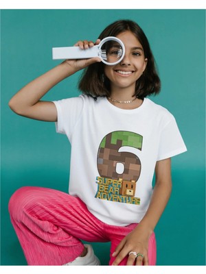 Alpşan Ticaret Super Bear Adventure Baskılı Çocuk Tişörtü – Renkli Oyun Temalı Kısa Kollu T-Shirt