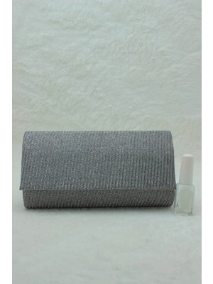 She Poly Abiye Çanta Clutch Portföy Askılı Omuz ve El Çantası Çupra Platin 2023