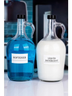 Nyl Home 2'li Softener (Yumuşatıcı) - Liquid Detergent (Sıvı Deterjan) Şişesi Cam Kapaklı 1.5lt (Ing)