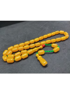 İskeçe Tesbih Zeyzun Usta Eseri̇ Çift Zımpara Çift Cilalı Çatır Çatır Sesi Ile Sıkma Kehri̇bar Sertifikalı 9939