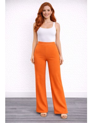 Neden Tekstil Beli Lastikli Bol Paça Polyester Pantolon