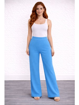 Neden Tekstil Beli Lastikli Bol Paça Polyester Pantolon