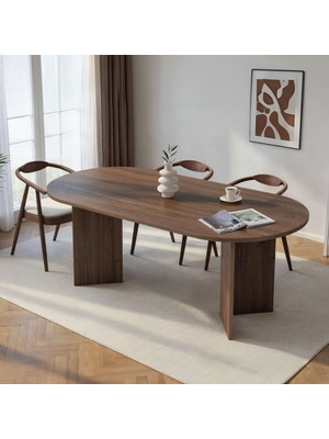 Rani Home Yemek Masası Venedik Cevizi 200 cm GA-5323
