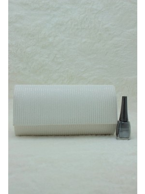 She Poly Abiye Çanta Clutch Portföy Askılı Omuz ve El Çantası Çupra Sedef 2023